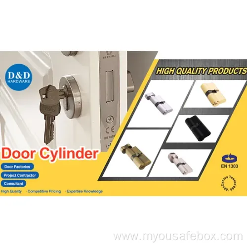 Euro Profile En1303 Safe High Security Fire Mechanical Key Factory Hotel Mortise Double Handle Door Brass ANSI Lockset CE European Guangdong Cylinder Lock

**Title Suggestion:**  
**Euro Profile En1303 High Security Brass Cylinder Lock**